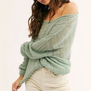 - Sheer free people sweater